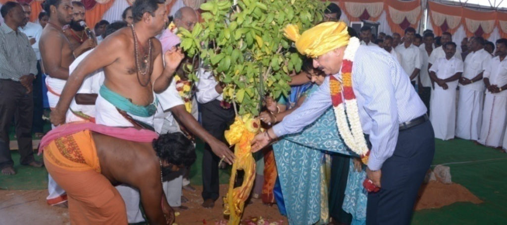 conducting boomi pooja